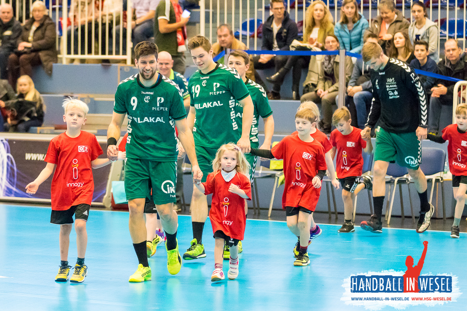 HSG Wesel E-Jugend / Einlaufkids TUSEM Essen 2017